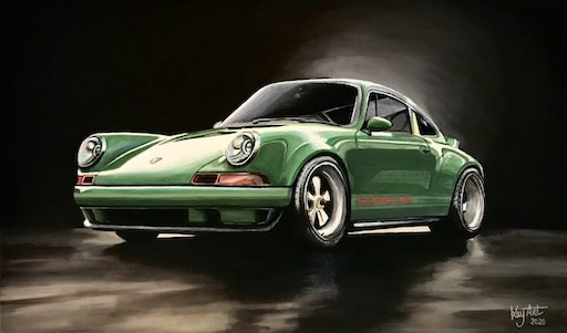 Porsche 911, by Singer -min