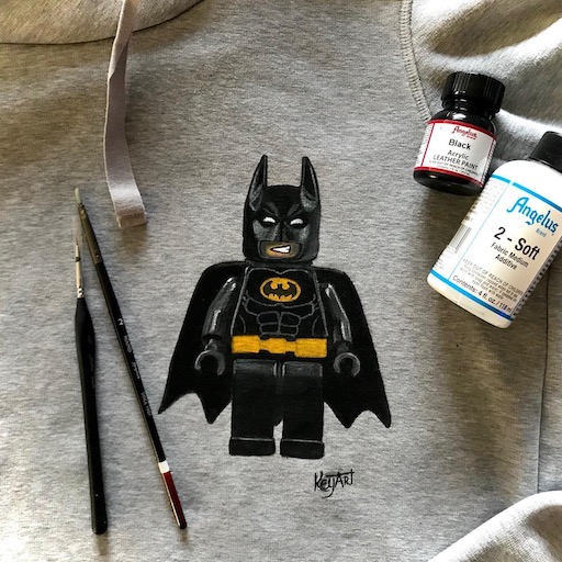 Batman on a sweat-shirt-min