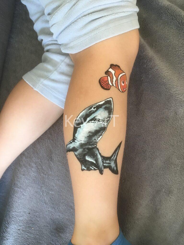 Tatoo némo requin 1