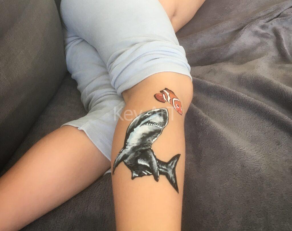 Tatoo némo requin 2