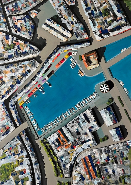Honfleur vue du ciel min
